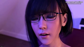Freshwomen Petite Nerdy Asian Teen Rides A Big Dick And Gets Her Little Pussy Creampied 3d Animated Porn Game Part #12 thumbnail