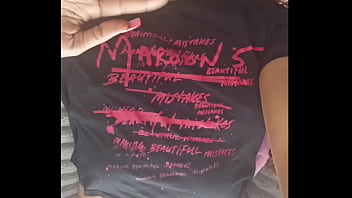 Ebony beauty couldn't stop herself from fingering her fat pierced pussy