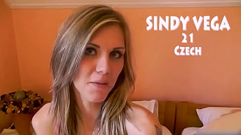 Skinny model sindy vega covered in cum in pov