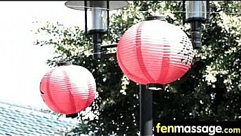 Massage girl sucks the tip for a tip 3