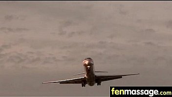 Massage girl sucks the tip for a tip 3