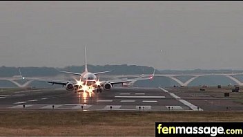 Massage girl sucks the tip for a tip 3