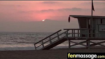 Massage girl sucks the tip for a tip 3