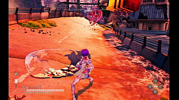 Fishering fishes with her fist