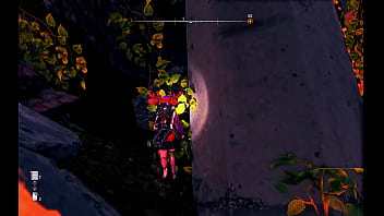 Fishering fishes with her fist