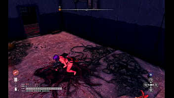 Fishering fishes with her fist