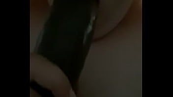 Sucks dildo for practice