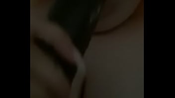 Sucks dildo for practice