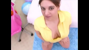 Devin rae 19 yo deepthroating coed huge cock pov blowjob deepthroat and cum swallow