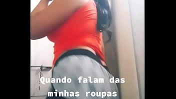 Shortinho apregado no cuzinho