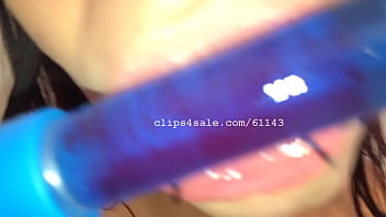 Hot girl eating candy