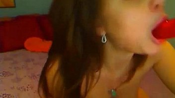 Big tits girl play with her ass on webcam