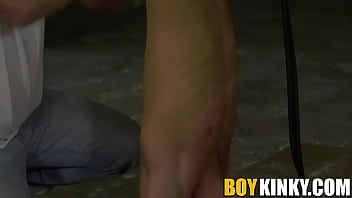 Ariel Black Has Gotten Himself In Quite A Pickle He Is Bound Hanging From The Ceiling With Sebastian Kane Approaching With A Whip Good Luck Twink thumbnail