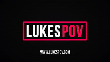 Petite babe with big tits hanjob cumshot