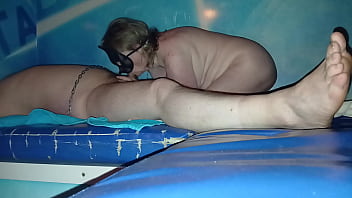 Jeu oral avec mon esclave