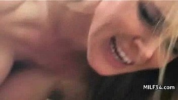 Hot cougar blows a big dick