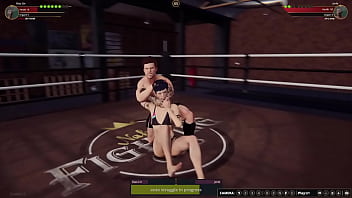 Xiao vs jerle nf3d mixed mma combat ring