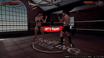 Xiao vs jerle nf3d mixed mma combat ring