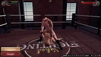 Xiao vs jerle nf3d mixed mma combat ring