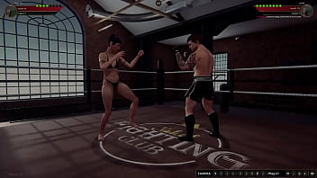 Xiao vs jerle nf3d mixed mma combat ring
