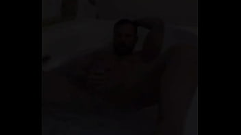 This bath is big enough for two climbing in