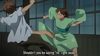 Tayu 4 horny hentai teens lesbian scissor while watching students fuck