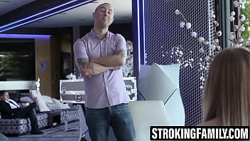 Adorable teen gets facial from stepdadâs crazy eruption