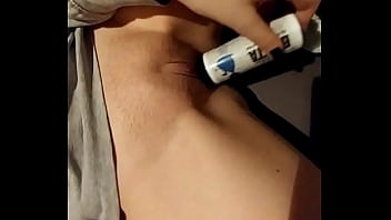 Fucking her pussy with toy