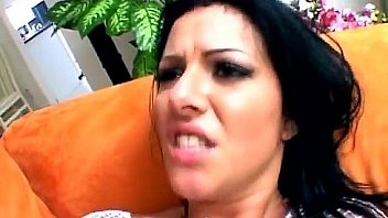 Slut's pussy explodes with orgasms when two dicks penetrate her fuck holes