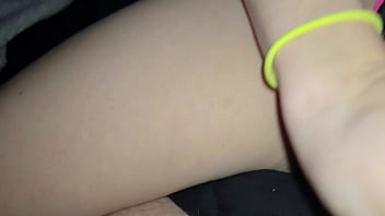 Milfs wet pussy pleased until she jerks cock for cum