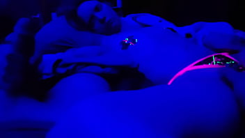 Milfs wet pussy pleased until she jerks cock for cum