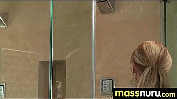 Slippery nuru massage for lucky dude 8