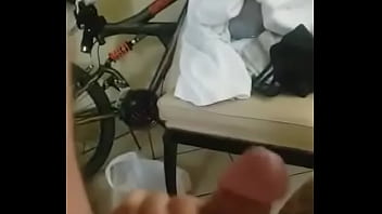 Feels so sub when down on my knees in front waiting for his cum yo hit my face