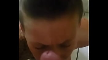 Feels so sub when down on my knees in front waiting for his cum yo hit my face