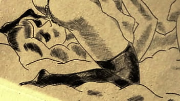 Retro erotic drawings
