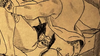 Retro erotic drawings