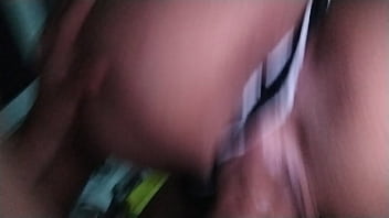 Spreading my ass cheeks to fully receive the big cock