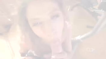 Kinky workout practices hot russian blows hard cock