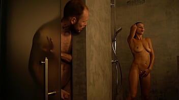 A kinky love affair in the shower