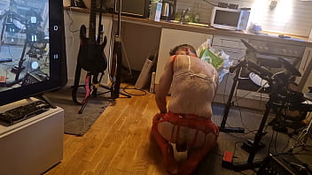 Wanted production kit willer ripps his ass wide open in the kitchen for honeys cock to cum