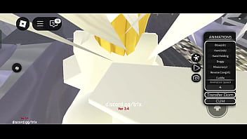 Novia rubia follando en roblox