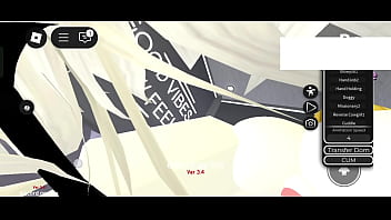 Novia rubia follando en roblox