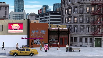 A pervert spies on a couple at a movie theater hentai kink maker