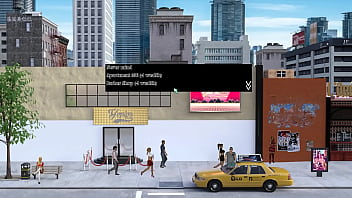 A pervert spies on a couple at a movie theater hentai kink maker