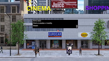 A pervert spies on a couple at a movie theater hentai kink maker