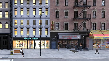 A pervert spies on a couple at a movie theater hentai kink maker