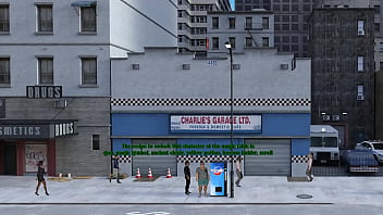 A pervert spies on a couple at a movie theater hentai kink maker