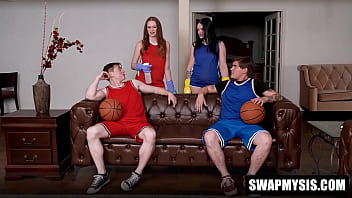 Sucking up and dicking down stepsisters ticket trade goes wild