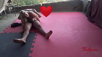 Jiu jitsu and sex with hot blonde