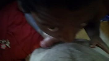 Make her hold back that nut